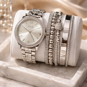 Folio Watch & Bracelet Set